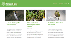 Desktop Screenshot of blog.forestandbird.org.nz
